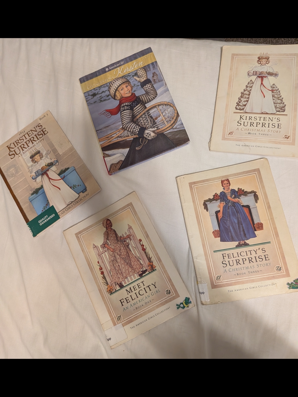 American Girl Book Lot featuring Kirsten & Felicity